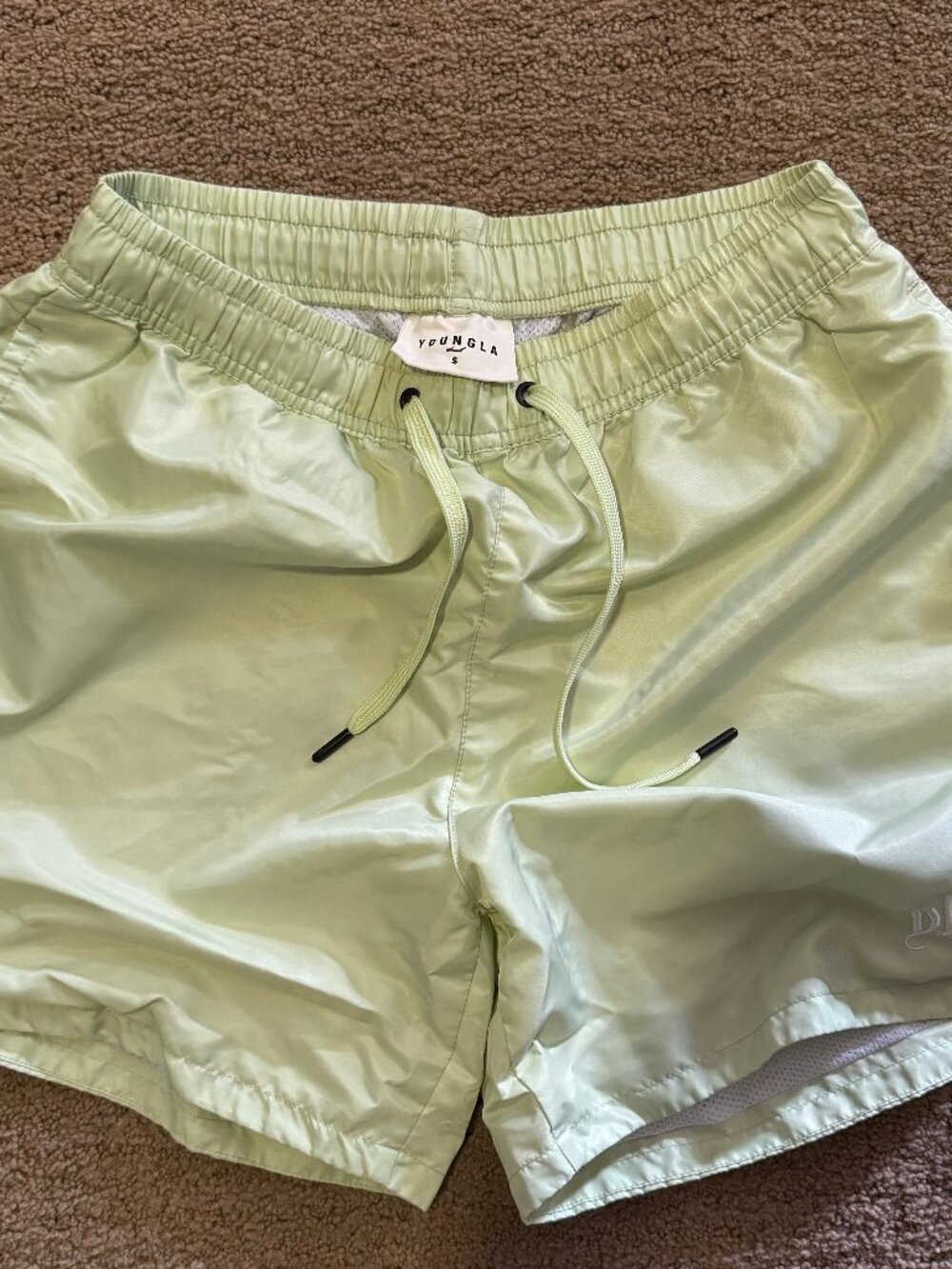 YoungLA Lime Pastel Shorts Small